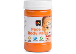 Face and Body Paint - Orange