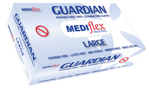 Mediflex Vinyl Gloves (Clear) Powder Free