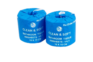 Toilet Rolls 1 Ply Recycled 850 sheets