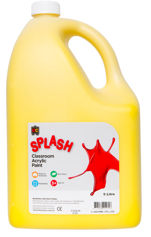 Acrylic Paint Splash Sunshine Yellow