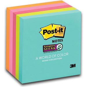 Post it Sticky Note Miami Collection 5pk