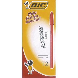 Pen BIC Economy Red 12 Pack