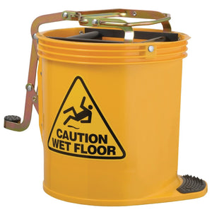 Contractor Roller Wringer Bucket Yellow 16Ltr