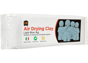 Air Drying Clay Light Blue 1kg