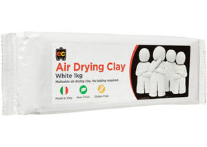 Air Drying Clay White 1kg