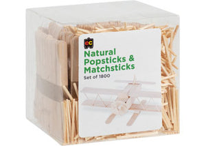 Natural Popsticks & Matchsticks