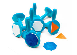 Paint & Dough Stampers Geometric Shapes