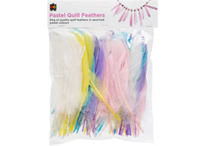 Pastel Quill Feathers