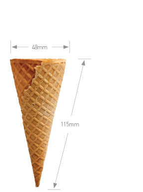 Altimate Flat Top Waffle Cone A