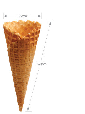 Altimate Natural Waffle Cone B