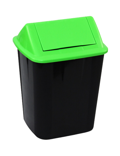 Swing Top Bin 32L Green