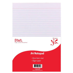 Notepad Stat A4 50 Sheet
