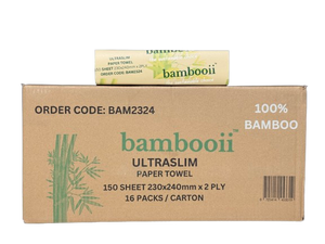 **NEW** Bambooii Interleave Hand Towel Ultraslim 23cm x 24cm