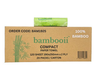 **NEW** Bambooii Compact Hand Towel 19cm x 25cm