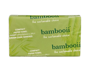 **NEW** Bambooii Compact Hand Towel 19cm x 25cm