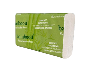 **NEW** Bambooii Compact Hand Towel 19cm x 25cm