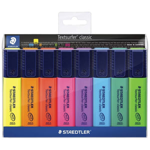 Staedtler Textsurfer Classic Highlighters Assorted 8 Pack