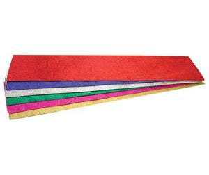 Crepe Paper Metallic Colours 50 x 100cm Pack of 6