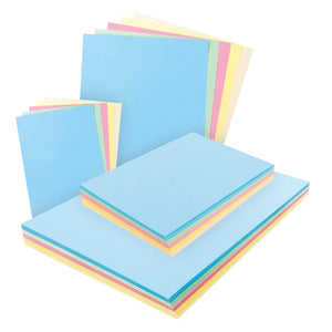 Coloured Pastel Cardboard 220gsm Pack of 100 A4