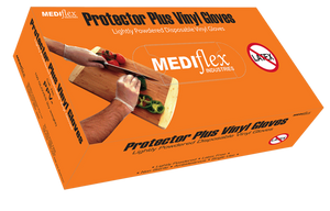 Mediflex Vinyl Gloves (Clear) Low Powdered