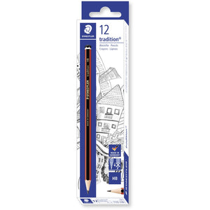 Staedtler Tradition Pencil HB 12 Pack
