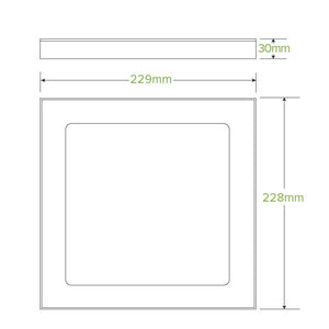 Catering Tray Lid PLA Window Small