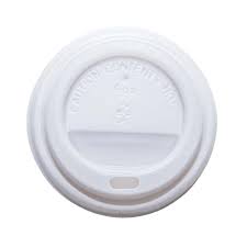 Lid White Double Wall 4oz