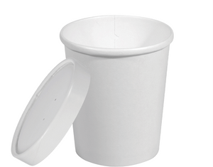 Hot or Cold Vented Paper Container 32oz