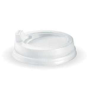 80MM PS WHITE SMALL SIPPER LID