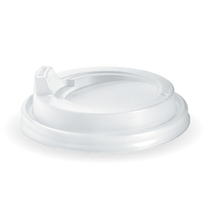 90MM PS WHITE LARGE SIPPER LID