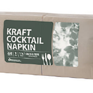 Cocktail Napkin Kraft 2ply