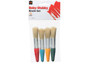 Baby Stubby Brush 4 Pack