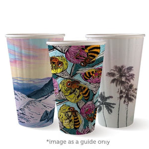 460ML / 16OZ (90MM) ART SERIES DOUBLE WALL BIOCUP