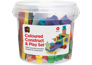 Coloured Construct & Play Set Assorted