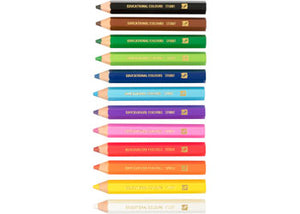 Jumbo Stubby Washable Colouring Pencils