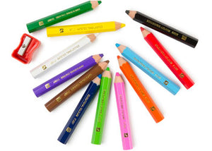Jumbo Stubby Washable Colouring Pencils