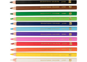 Jumbo Triangular Washable Colouring Pencils