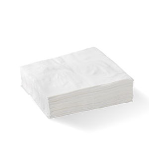 1-PLY 1/4 FOLD WHITE LUNCH BIONAPKIN