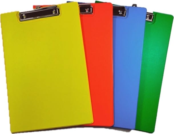 A4 Clip Folder 4 Pack