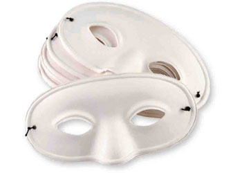 Half Mask Paper Mache
