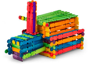 Coloured Construction Popsticks