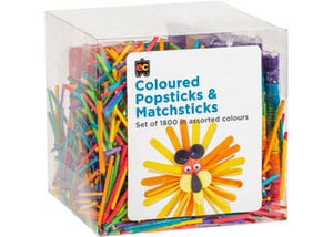 Coloured Popsticks & Matchstick