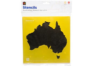 Australia & State Map Stencils