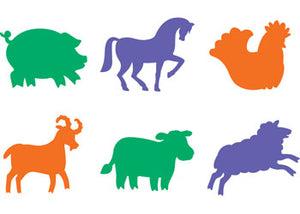 Farmyard Animals Stencils