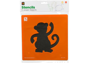 Jungle Animals Stencils